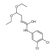 1-(3,4-dichlorophenyl)-3-(2,2-diethoxyethyl)urea Structure