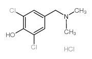 2,6-DICHLORO-4-[(DIMETHYLAMINO)METHYL]PHENOL HYDROCHLORIDE structure