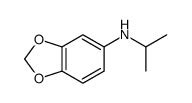 N-propan-2-yl-1,3-benzodioxol-5-amine结构式