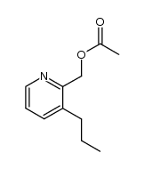 acetic acid-(3-propyl-[2]pyridylmethyl ester) Structure