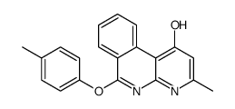 3-methyl-6-(4-methylphenoxy)-4H-benzo[c][1,8]naphthyridin-1-one结构式