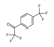 2,2,2-trifluoro-1-(5-(trifluoromethyl)pyridin-2-yl)ethanone structure