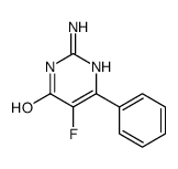 2-氨基-5-氟-6-苯基-4(3H)-嘧啶酮结构式