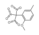 4-methoxy-3-(trinitromethyl)toluene结构式