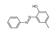 trans-(2-hydroxy-5-methylphenylazo)benzene Structure