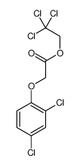 2,2,2-trichloroethyl 2-(2,4-dichlorophenoxy)acetate结构式
