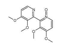 3,3',4,4'-tetramethoxy-[2,2'-bipyridine] 1-oxide结构式
