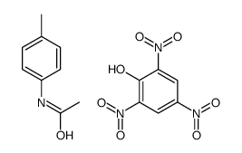 N-(4-methylphenyl)acetamide,2,4,6-trinitrophenol Structure