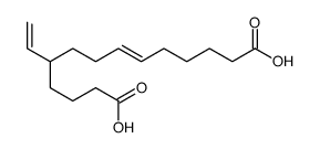 10-ethenyltetradec-6-enedioic acid结构式