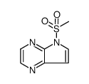 5-(methylsulfonyl)-5H-pyrrolo[2,3-b]pyrazine结构式