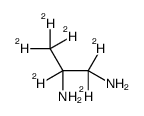 1,1,2,3,3,3-hexadeuteriopropane-1,2-diamine结构式