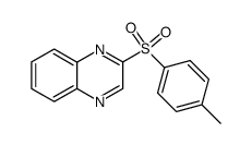 2-(p-tolylsulfonyl)quinoxaline结构式