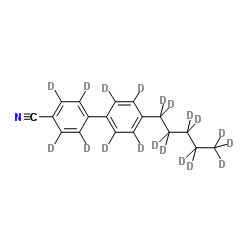 4'-(2H11)Pentyl(2H8)biphenyl-4-carbonitrile Structure