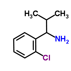 1-(2-Chlorophenyl)-2-methyl-1-propanamine结构式