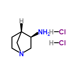 (3R,4S)-1-Azabicyclo[2.2.1]heptan-3-amine dihydrochloride结构式