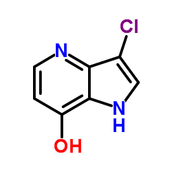 3-Chloro-7-hydroxy-4-azaindole结构式