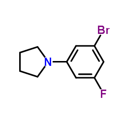 1-(3-Bromo-5-fluorophenyl)pyrrolidine picture