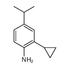 2-Cyclopropyl-4-isopropylaniline结构式