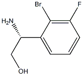 (2R)-2-AMINO-2-(2-BROMO-3-FLUOROPHENYL)ETHAN-1-OL结构式