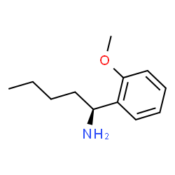 (1S)-1-(2-METHOXYPHENYL)PENTYLAMINE结构式