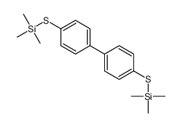 trimethyl-[4-(4-trimethylsilylsulfanylphenyl)phenyl]sulfanylsilane Structure