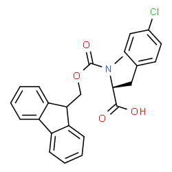 (S)-2-((((9H-芴-9-基)甲氧基)羰基)(甲基)氨基)-3-(4-氯苯基)丙酸结构式