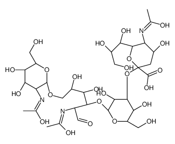 N-acetylneuraminyl(2-3)galactosyl(1-3)-N-acetylglucosyl(1-6)-N-acetylgalactose picture