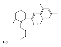 (2S,6S)-1-butyl-6-methyl-N-(2,4,6-trimethylphenyl)piperidine-2-carboxamide,hydrochloride结构式