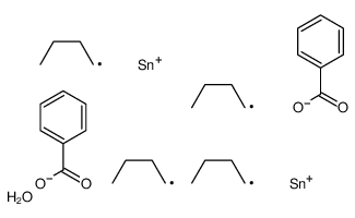 [[benzoyloxy(dibutyl)stannyl]oxy-dibutylstannyl] benzoate结构式