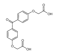 4,4'-bis(carboxymethoxy)benzophenone Structure