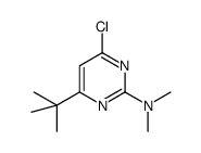 4-tert-butyl-6-chloro-N,N-dimethylpyrimidin-2-amine Structure