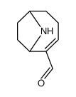 9-Azabicyclo[4.2.1]non-2-ene-2-carboxaldehyde, (1R)- (9CI) Structure