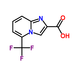 5-(Trifluoromethyl)imidazo[1,2-a]pyridine-2-carboxylic acid structure