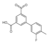 3-(3-fluoro-4-methylphenyl)-5-nitrobenzoic acid结构式