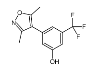 3-(3,5-dimethyl-1,2-oxazol-4-yl)-5-(trifluoromethyl)phenol Structure