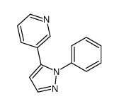 3-(1-PHENYL-1H-PYRAZOL-5-YL)PYRIDINE结构式