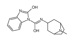 N-(8-methyl-8-azabicyclo[3.2.1]oct-3-yl)-2-oxo-3H-benzoimidazole-1-carboxamide structure