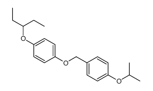 1-pentan-3-yloxy-4-[(4-propan-2-yloxyphenyl)methoxy]benzene Structure