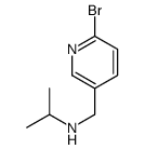 (6-Bromo-pyridin-3-ylmethyl)-isopropyl-amine structure