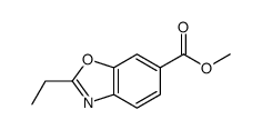 methyl 2-ethyl-1,3-benzoxazole-6-carboxylate结构式