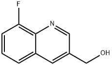 (8-氟喹啉-3-基)甲醇结构式