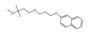 2-(3-(3-methoxy-3-methylbutoxy)propoxy)naphthalene结构式