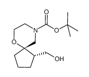 Racemic-(1S,5S)-tert-butyl 1-(hydroxymethyl)-6-oxa-9-azaspiro[4.5]decane-9-carboxylate Structure