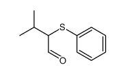 (S/R)-2-(phenylsulfanyl)-3-methylbutanal Structure