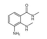 3-amino-N-methyl-2-(methyl-amino)benzamide Structure