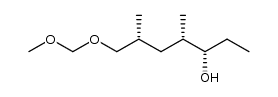 (3S,4S,6R)-7-(methoxymethoxy)-4,6-dimethylheptan-3-ol结构式