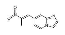 7-(2-nitro-1-propenyl)imidazo<1,2-a>pyridine结构式