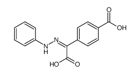 phenylhydrazone of 1,4-benzenemonoketodicarboxylic acid结构式