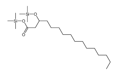 Trimethylsilyl 3-[(trimethylsilyl)oxy]hexadecanoate结构式