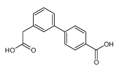 4-[3-(carboxymethyl)phenyl]benzoic acid结构式